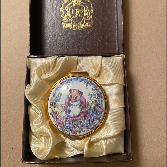Kingsley Enamel Trinket Box NEW/Collectable Worcestershire England - Picture 1 of 5